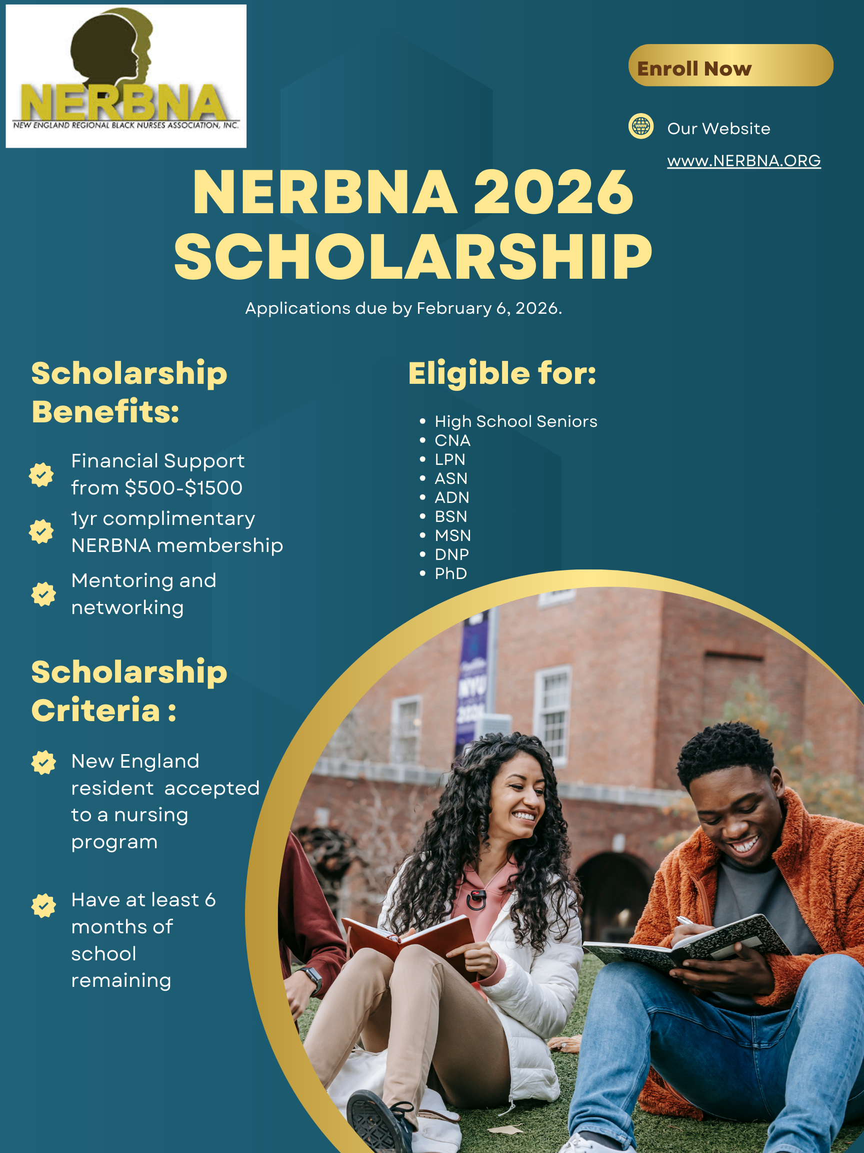 NERBNA Scholarship Flyer 2026