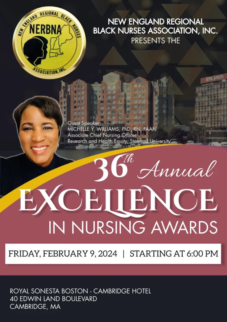 36th Annual Excellence in Nursing Awards Flyer